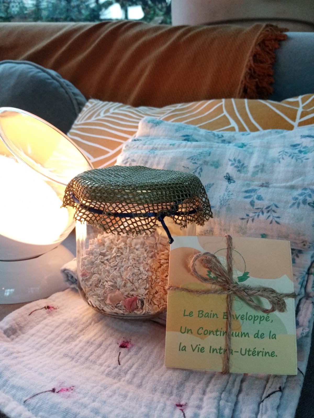 Prestation Doul'Ame Image de l'atelier bain enveloppé